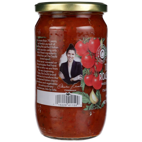 SACLA: Whole Cherry Tomatoes and Roasted Garlic Pasta Sauce, 24 oz