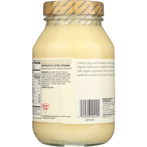 SPECTRUM NATURALS: Organic Mayonnaise, 32 oz