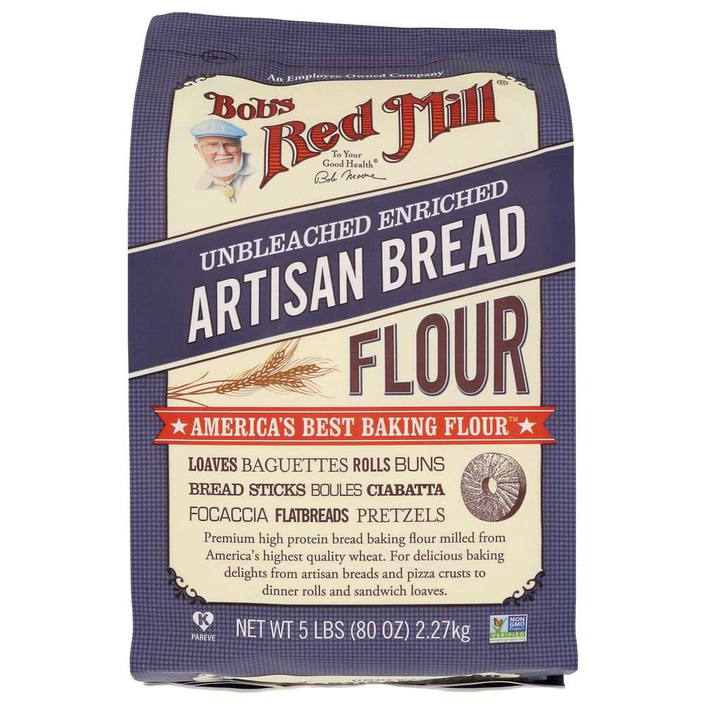 BOB'S RED MILL: Unbleached Enriched Artisan Bread Flour, 5 lb