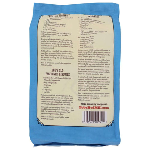 BOB'S RED MILL: Unbleached White All-Purpose Organic Flour, 5 lb