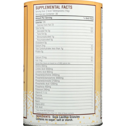 FEARN: Lecithin Granules Naturally Great Tasting, 16 oz