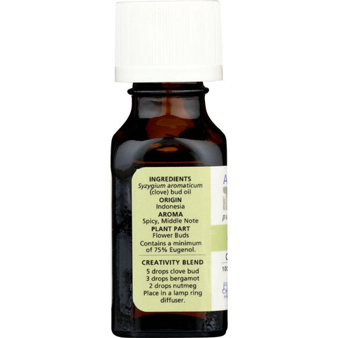 AURA CACIA: 100% Pure Essential Oil Clove Bud, 0.5 Oz