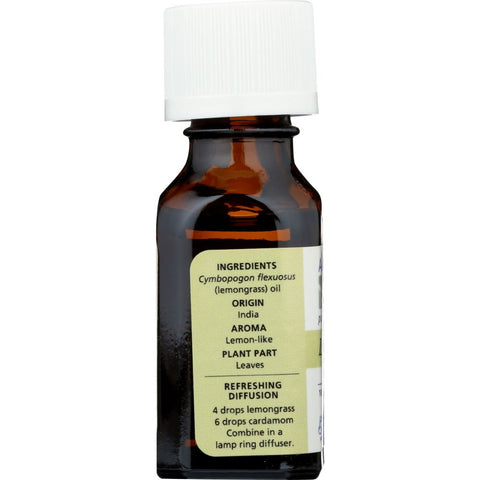 AURA CACIA: 100% Pure Essential Oil Lemongrass, 0.5 Oz