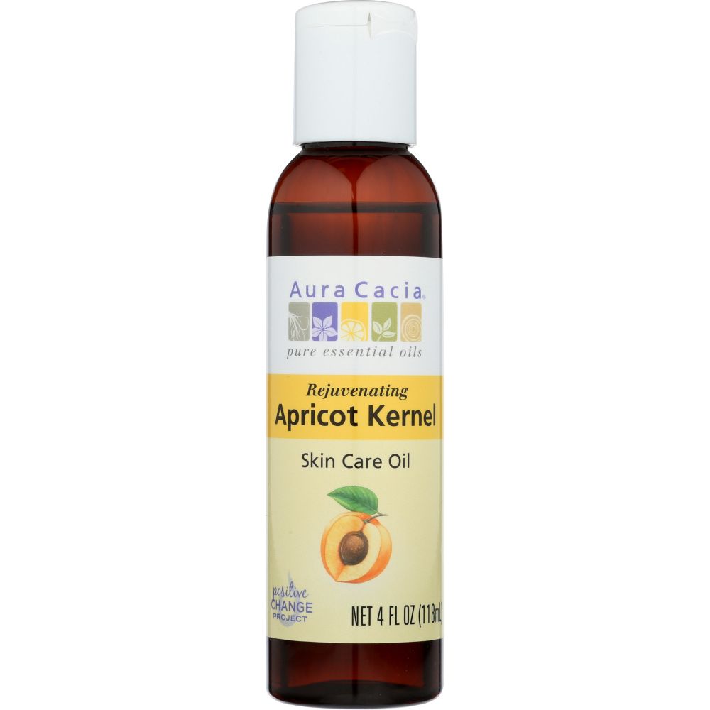 AURA CACIA: Natural Skin Care Oil Rejuvenating Apricot Kernel, 4 Oz