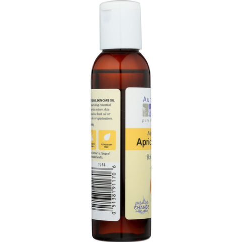 AURA CACIA: Natural Skin Care Oil Rejuvenating Apricot Kernel, 4 Oz