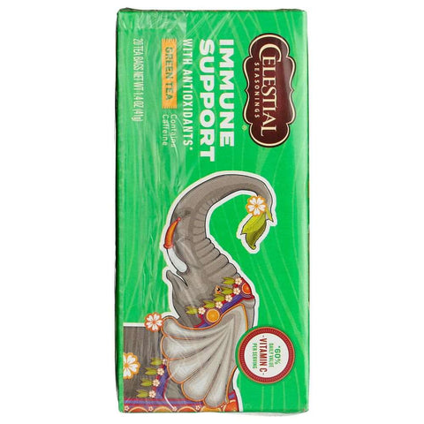 CELESTIAL SEASONINGS: Green Tea With White Tea Antioxidant Supplement 20 Tea Bags, 1.4 oz