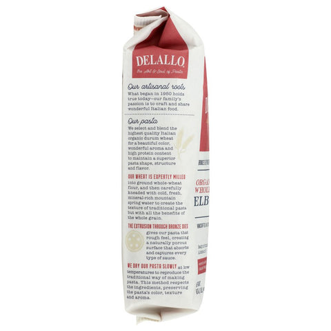 DELALLO: Organic Elbows Pasta No. 52, 16 oz