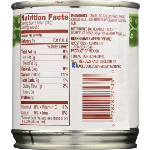 HERDEZ: Salsa Verde, 7 oz