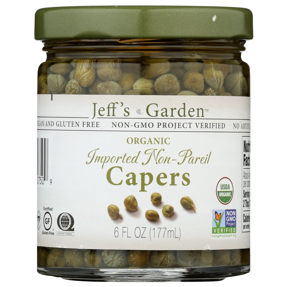 JEFF'S NATURALS: Imported Non Pareil Capers, 6 oz