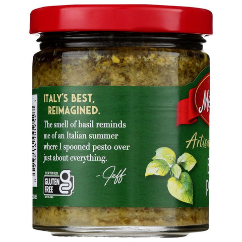 MEZZETTA: Napa Valley Bistro Homemade Style Basil Pesto, 6.25 oz
