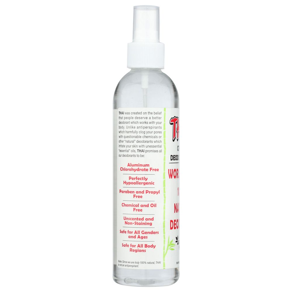 THAI: Deodorant Stone Crystal Deodorant Mist, 8 oz