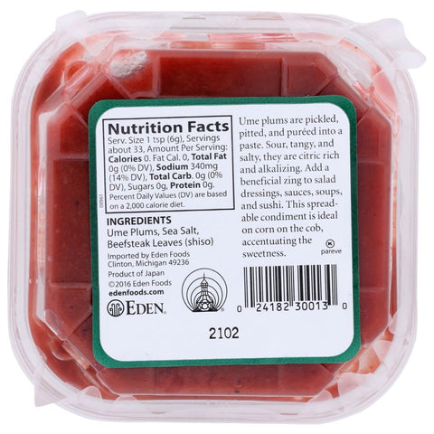 EDEN FOODS: Umeboshi Paste, 7 oz
