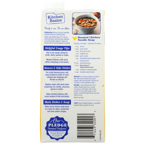 KITCHEN BASICS: Original Chicken Stock, 32 Oz
