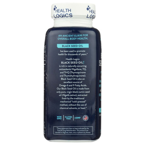 HEALTH LOGICS: Black Cumin Seed Oil, 100 softgels