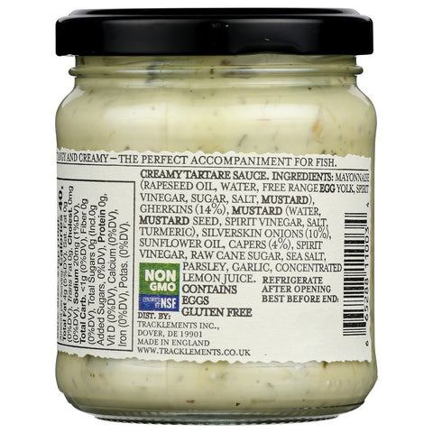 TRACKLEMENTS: Creamy Tartare Sauce, 7 oz