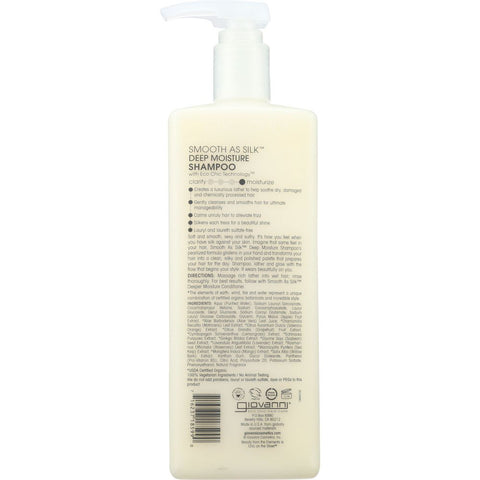 GIOVANNI COSMETICS: Smooth as Silk Deep Moisture Shampoo, 24 oz
