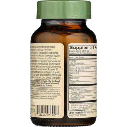 NUTREX: Hawaii Spirulina Pacifica Pure Hawaiian Nature's Multi-Vitamin 500 Mg, 200 Tablets