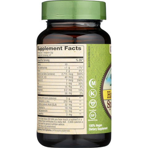 NUTREX: Hawaii Spirulina Pacifica Pure Hawaiian Nature's Multi-Vitamin Powder, 5 oz
