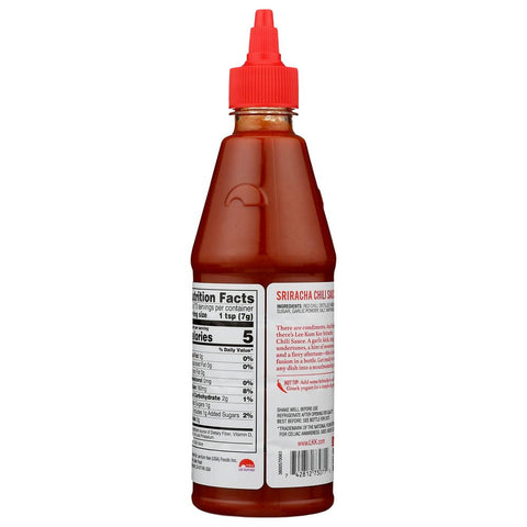 LEE KUM KEE: Sriracha Chili Sauce, 18 Oz