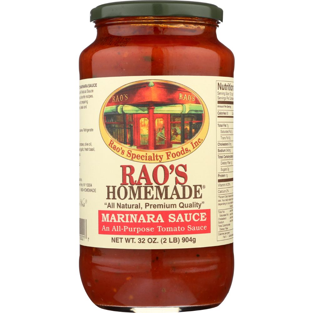 RAO'S HOMEMADE: Marinara Sauce, 32 oz