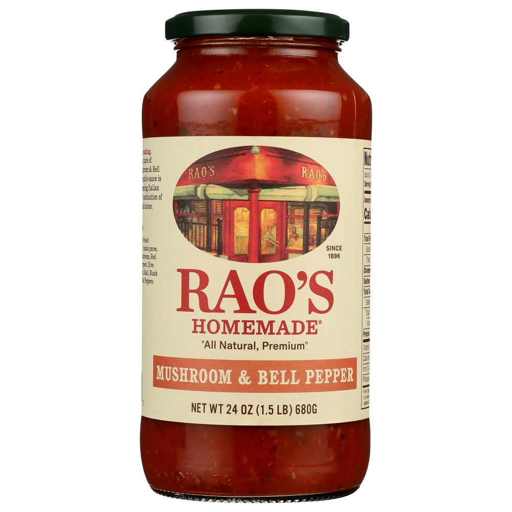 RAOS: Mushroom & Bell Pepper Sauce, 24 oz
