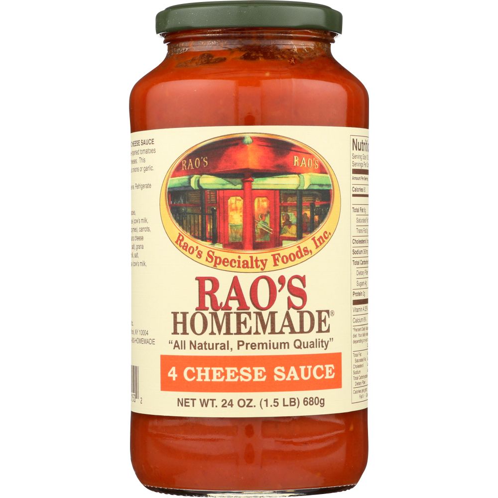 RAO'S HOMEMADE: 4 Cheese Sauce, 24 oz