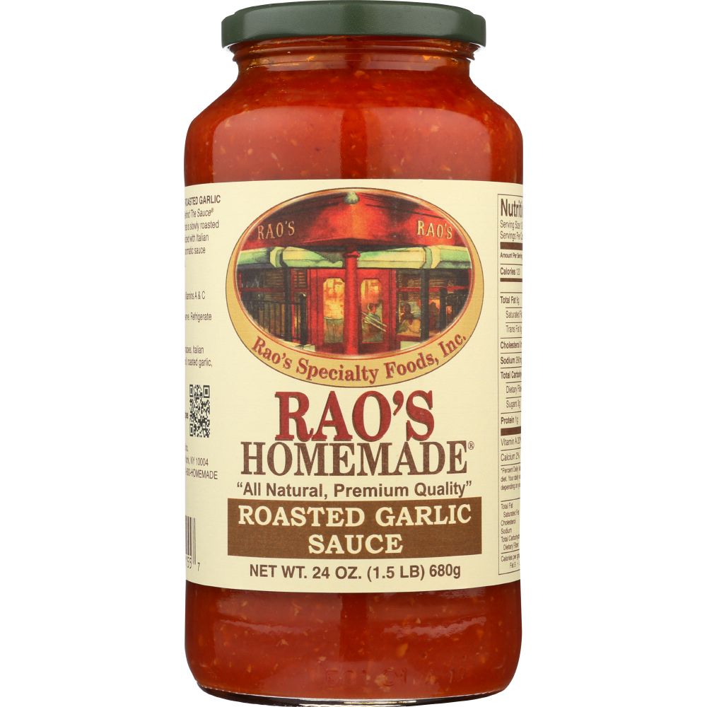 RAO'S: Roasted Garlic Sauce, 24 oz