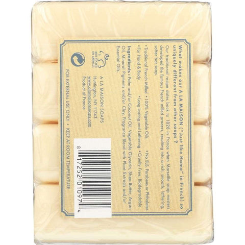A LA MAISON: Fresh Sea Salt Bar Soap 4 Bars Value Pack, 14 oz