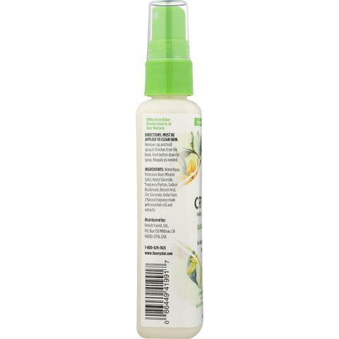 CRYSTAL BODY DEODORANT: Deodorant Spray Vanilla Jasmine, 4 oz