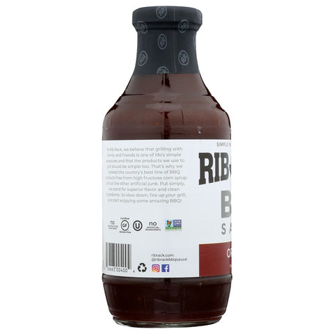 RIB RACK: Original BBQ Sauce, 19 oz