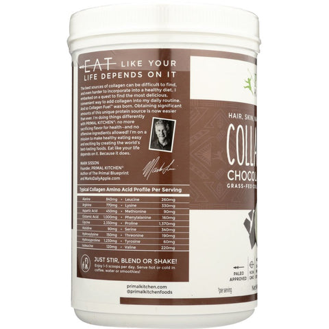 PRIMAL KITCHEN: Collagen Fuel Chocolate Coconut, 13.9 oz