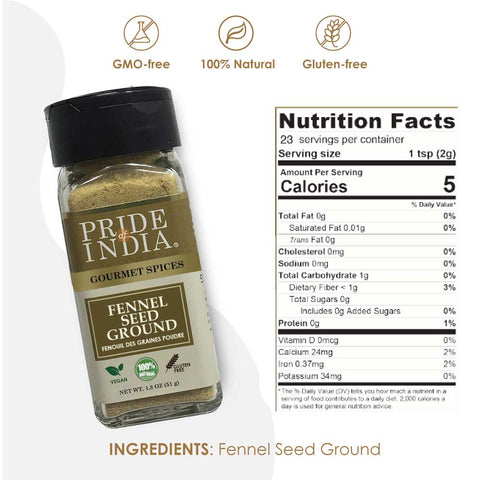 Gourmet Fennel Seed Ground