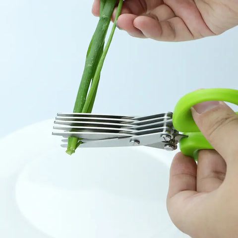 Herb Scissors - Kitchen Gadget for Cutting Fresh Herbs