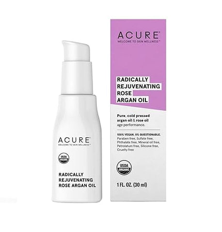 ACURE: Organic Radically Rejuvenating Rose Argan Oil, 1 fl oz