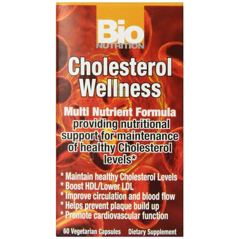 BIO NUTRITION: Cholesterol Wellness, 60 vegetarian capsules