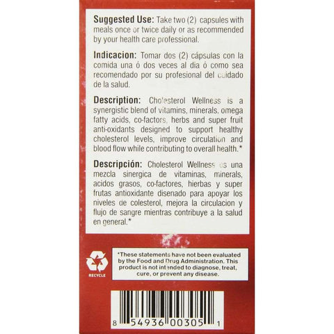 BIO NUTRITION: Cholesterol Wellness, 60 vegetarian capsules