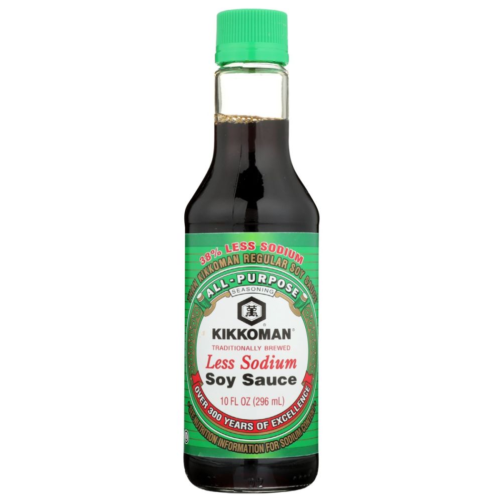 KIKKOMAN: Less Sodium Soy Sauce, 10 oz