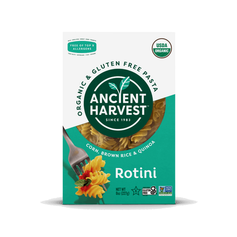 ANCIENT HARVEST: Organic Supergrain Pasta Rotini Gluten Free, 8 oz