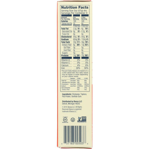 BANZA: Shells Chickpea Pasta, 8 oz