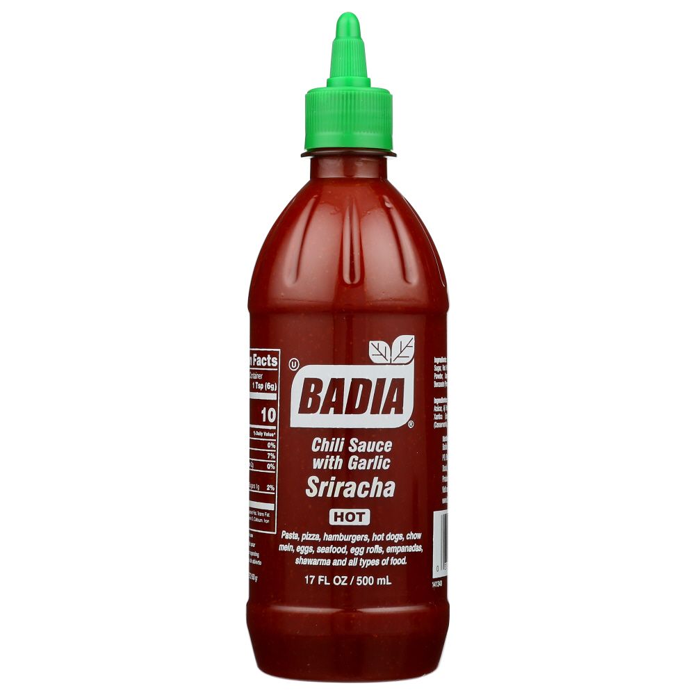 BADIA: Chili Sriracha Sauce, 17 oz