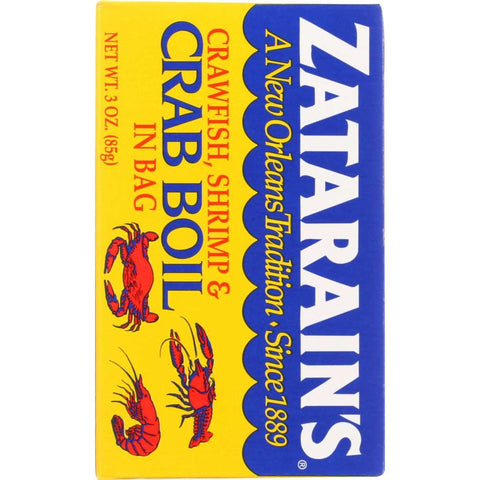 ZATARAINS: Crawfish Shrimp Crab Boil in Bag, 3 oz