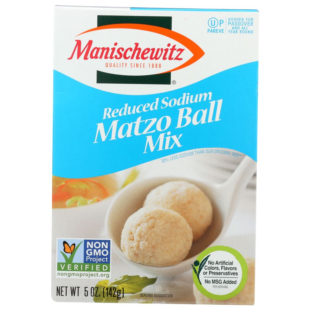 MANISCHEWITZ: Mix Matzo Ball Reduced Sodium, 5 oz