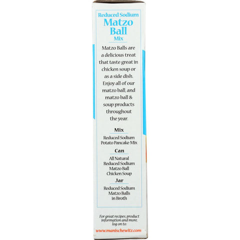 MANISCHEWITZ: Mix Matzo Ball Reduced Sodium, 5 oz