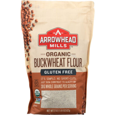 ARROWHEAD MILLS: Organic Buckwheat Flour, 22 oz