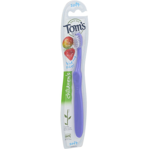 TOMS OF MAINE: Kid Soft Angle Toothbrush, 1 ea