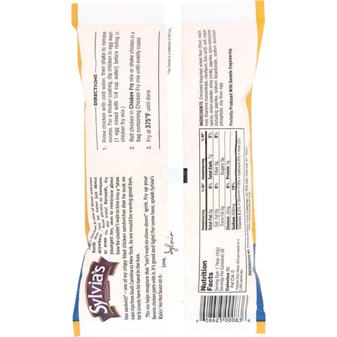 SYLVIAS: Crispy Fried Chicken Mix, 10 oz