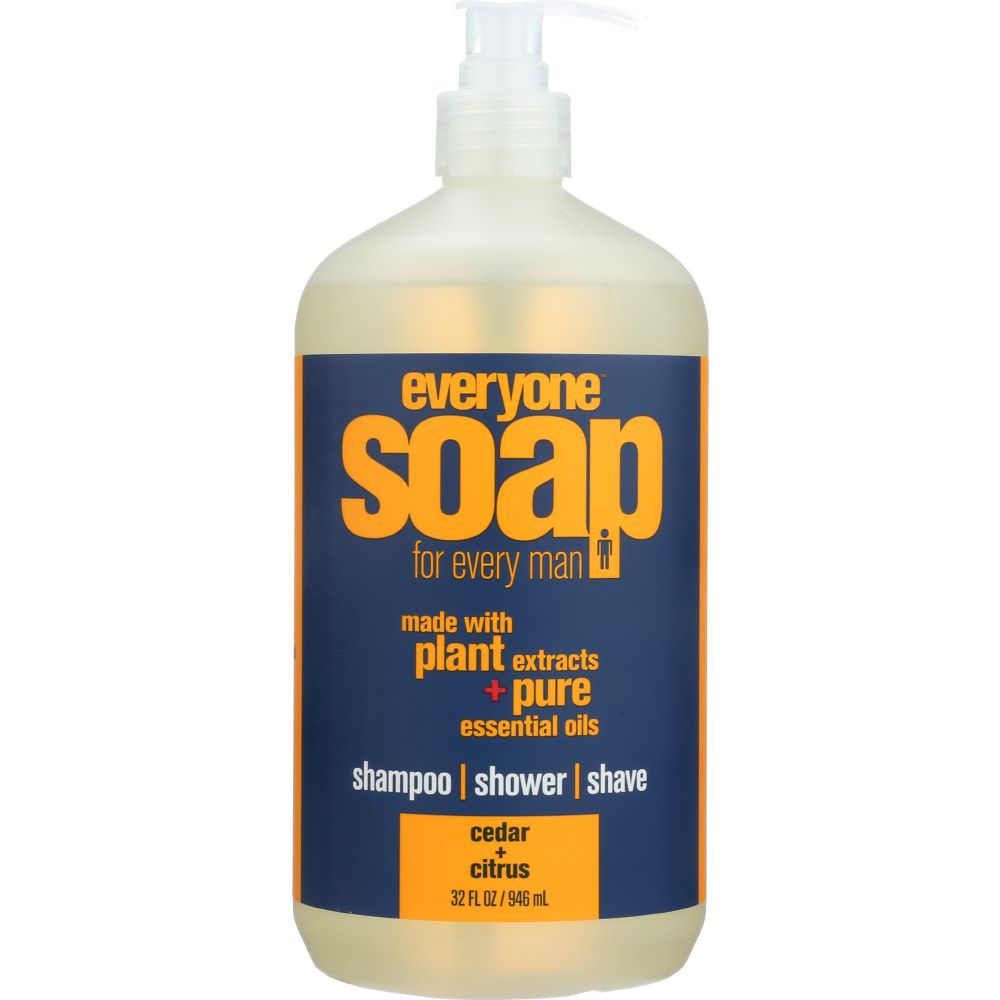 EO PRODUCTS: Everyone for Men 3-in-1 Cedar + Citrus Soap, 32 oz