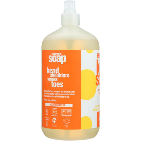 EO PRODUCTS: Everyone for Kids 3-in-1 Orange Squeeze Soap, 32 oz