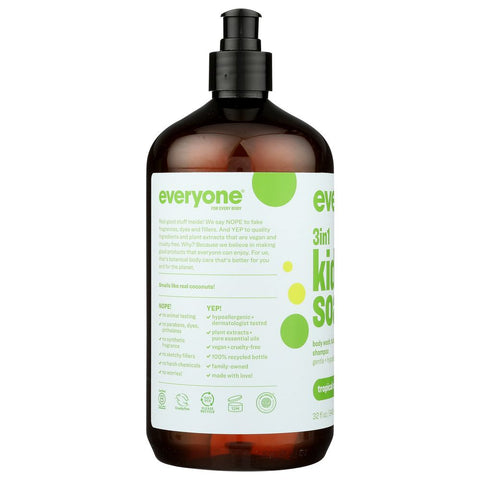 EO PRODUCTS: Everyone for Kids 3-in-1 Tropical Twist Soap, 32 oz