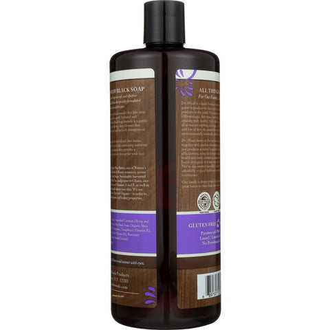 DR WOODS: Naturally Raw Black Soap with Shea Butter Original, 32 oz